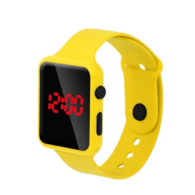 Reloj LED deportivo para parejas, reloj electrónico LED creativo a la moda para hombres y mujeres