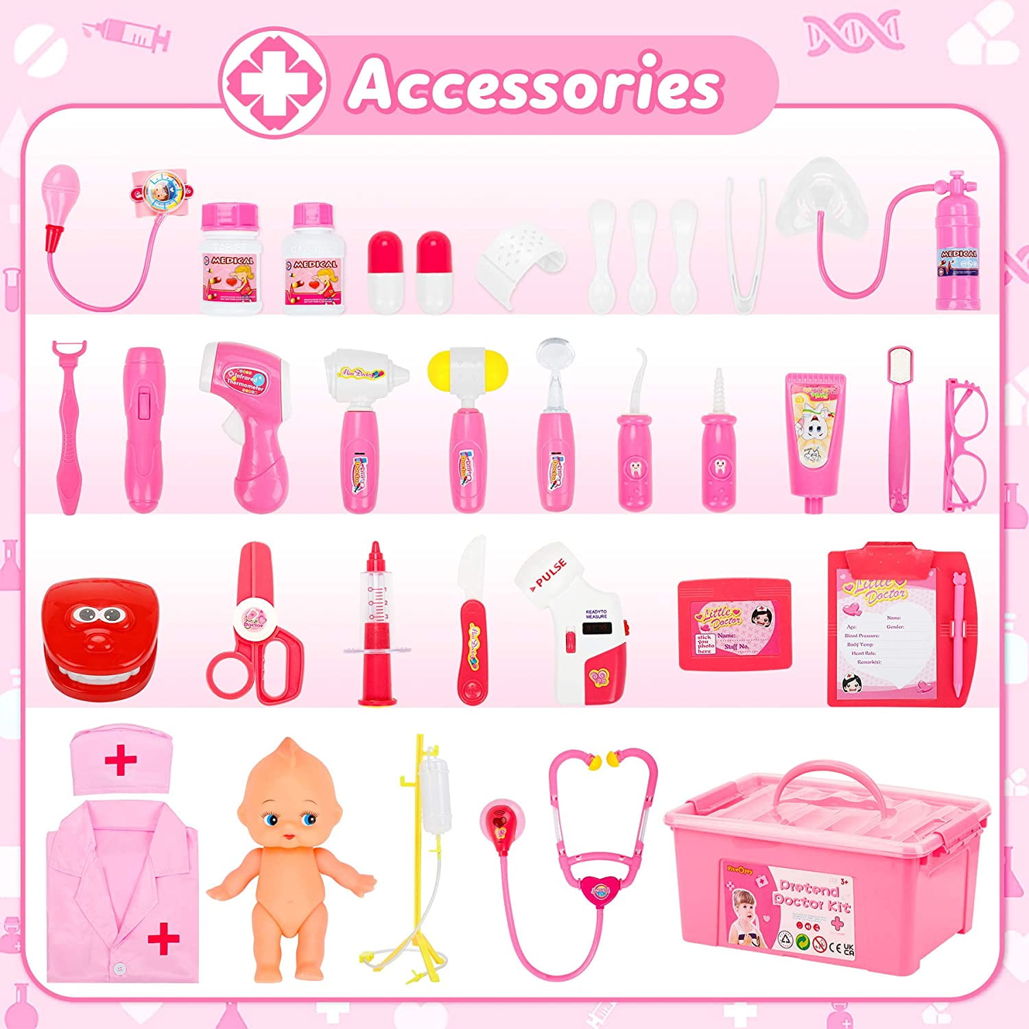 Pink Doctor with Accessories