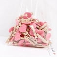 thumbnail image 4 of E Heart Love Ropa de Madera Papel FotográFico Clavija Mini Pinza para Ropa Clips para Postales DecoracióN de Bodas en el Hogar PapeleríA, 4 of 10