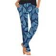 thumbnail image 2 of Baqcunre Women's Print Elasticated Waist Corset Loose Slip On Harem Sweatpants,Size S-XXL,Joggers for Women,Womens Joggers With Pockets,Women's Pants,Womens Clothes,Color Blue, 2 of 5