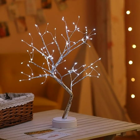 

Fairy Light Tree Sparkling Tree LED Little Night Light For Mini Christmas Tree Wire Garland Light Fairy Tale Light Holiday 2021
