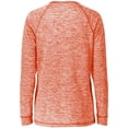 thumbnail image 2 of Holloway 2XL Ladies Electrify 2.0 Long Sleeve Tee Orange Heather 222724, 2 of 4