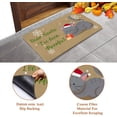 thumbnail image 4 of Cat Doormat Christmas Doormat Outdoor Entrance Christmas Rugs for Outdoor Welcome Mats for Front Door, Brown Indoor Christmas Mat Non Slip Door Mat Indoor or Outdoor for Home Decor, 30 X 17 Inch, 4 of 6