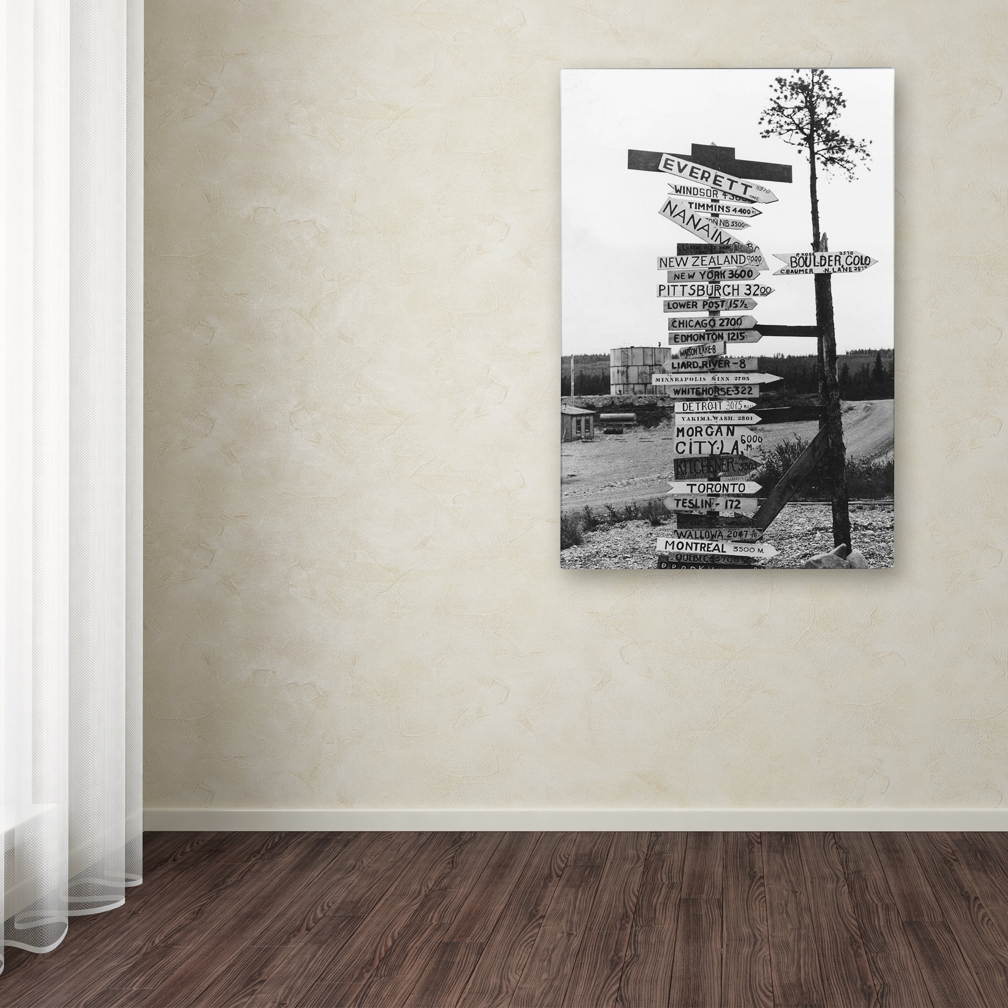 Trademark Fine Art 'Sign 1' Canvas Art by Lantern Press