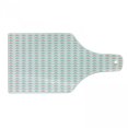 thumbnail image 1 of Geometric Cutting Board, Modern Pattern with Bicolour Pastel Triangles with Dots, Decorative Tempered Glass Cutting and Serving Board, in 3 Sizes, by Ambesonne, 1 of 2