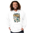 thumbnail image 3 of Cool Fighting Popeye Hard Knock Life Men Big & Tall Graphic Hoodie Brisco Brands 2X, 3 of 5