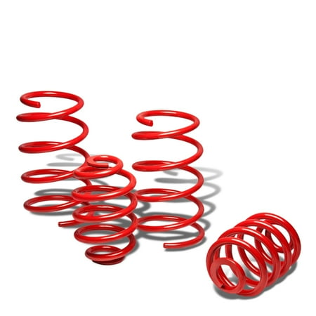 For 2004 to 2007 Saturn Ion Suspension Lowering Spring (Red) 05