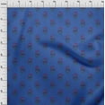 thumbnail image 3 of oneOone Polyester Lycra Medium Blue Fabric Floral Block Sewing Craft Projects Fabric Prints By Yard 56 Inch Wide, 3 of 4