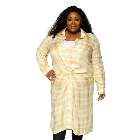 Xehar Xehar Women s Plus Size Casual Stylish Long Plaid Xehar Xehar Women s Plus Size Casual Stylish Long Plaid