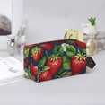 thumbnail image 6 of Uemuo Strawberry2 Pattern Portable Toiletry Bags with Handle, Waterproof travel Make up Bags for Women, Large Capacity Travel Cosmetic Bags, 6 of 9