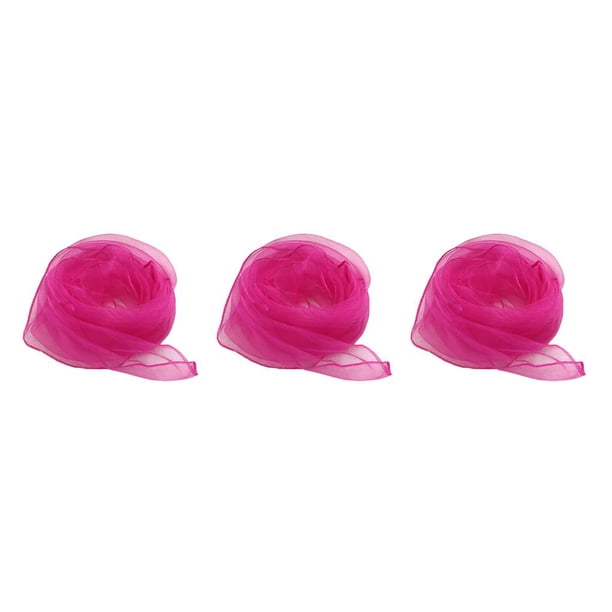 Guardurnaity Bufanda cuadrada Pañuelo de gasa Adornos para el cabello para representaciones teatrales Nuevo fucsia Type1 NO1 Guardurnaity CBP320433
