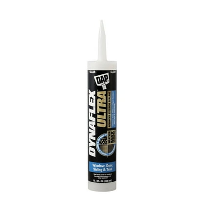 DAP Dynaflex Ultra Window, Door, Siding & Trim Sealant - Clear - 1 Pack, 10.1 oz