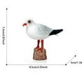 thumbnail image 2 of Elegant Seagull Sculpture Nautical Bird Figurine For Coastal Home Modern Tabletop Display Art Piece Minimalist Ocean Themed, 2 of 3