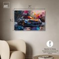 thumbnail image 5 of Turbocharged Porsche II Canvas Lux Car Paintings by Art Remedy, Gallery Wrapped, 36" x 24", 5 of 7