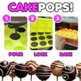 thumbnail image 7 of Silicone Cake Pop Mold Set – Yellow 20-Cavity Non-Stick Baking Tray with Sticks & Recipe Guide, 7 of 7