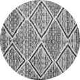 thumbnail image 1 of Ahgly Company Indoor Round Abstract Gray Contemporary Area Rugs, 8' Round, 1 of 1