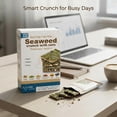 thumbnail image 6 of LOTUS HFC Seaweed Snacks with Nuts 2 Pack (100g Each) Crispy Roasted Seaweed Chips, Healthy Vegan Snack, Asian Snack with Almonds & Cashews (Wasabi), 6 of 7