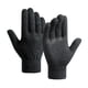 thumbnail image 2 of Guantes de punto de vellón de invierno para hombre, gruesos, cálidos, antideslizantes, de lana, con forro polar y antibolitas, 2 of 2