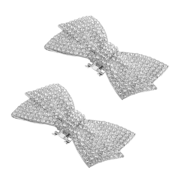 Luxshiny 2Ud Broches Decorativos Para Con Plateado Fácil De Y Remover