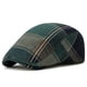 thumbnail image 1 of Sombreros unisex casuales a cuadros, elegantes, a la moda, británicos, Gerberet, cómodos, transpirables, para hombre, de poliéster., 1 of 3