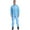 Light Blue, variant on Men's Anti-static Coverall Suit with Zip Front Opening Reusable Workwear Full Body Suits White XXL