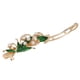 thumbnail image 2 of Horquilla para mujer, horquilla verde con perlas sintéticas para mujer, accesorios para el cabello, respuesta rápida, 2 of 9