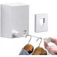 thumbnail image 2 of Corde à Linge Rétractable, Extensible à 4,2m (13,8 Pieds), Acier Inoxydable Robuste pour Séchage Intérieur Extérieur, Capacité de Charge jusqu'à 20kg (44lbs), Design Gain de Place, 2 of 8