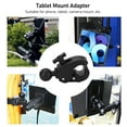 thumbnail image 4 of Tablet Mount Clamp, Compact Design 1.5 Inch Ball Mount Adapter  for Round Square Irregular Rails and Bars for Bike Handle, 4 of 7