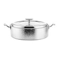 thumbnail image 4 of Olla de cobre puro para cocinar, olla para guisar, olla para fideos, sartenes de inducción portátiles para Plata M, 4 of 9