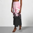 thumbnail image 5 of Turilly Summer Skirts for Women High Waist Satin Pencil Midi Skirt Slim Fit Office Business Casual Skirt, 5 of 7