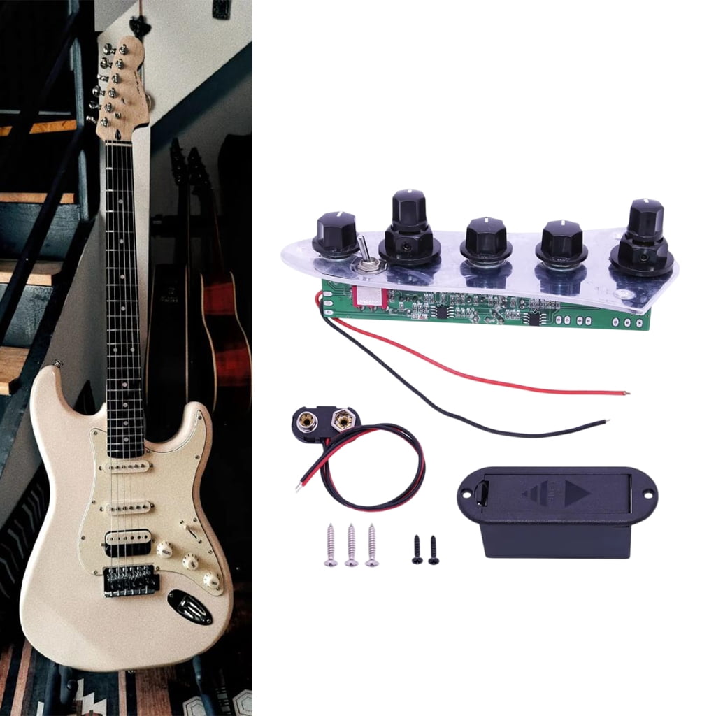 Guitar Control Plate Mounting Plate with Screw Electric Guitar Parts Replacement
