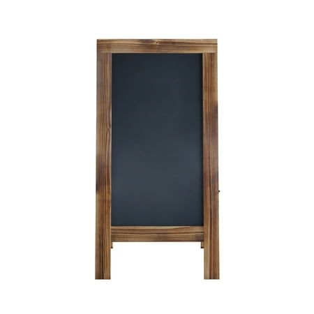 Alamont Home - Canterbury 20"W x 2-26"D x 40"H Magnetic A-Frame Chalkboard - Rustic Brown