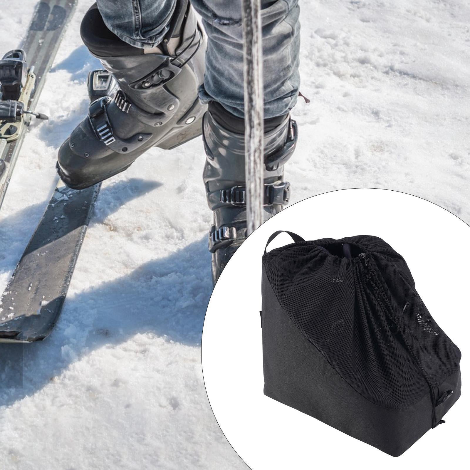 Baoblaze Ski Boot Bag Black Nylon Protector Shoulder Bag Dust Cover Lightweight Organizer