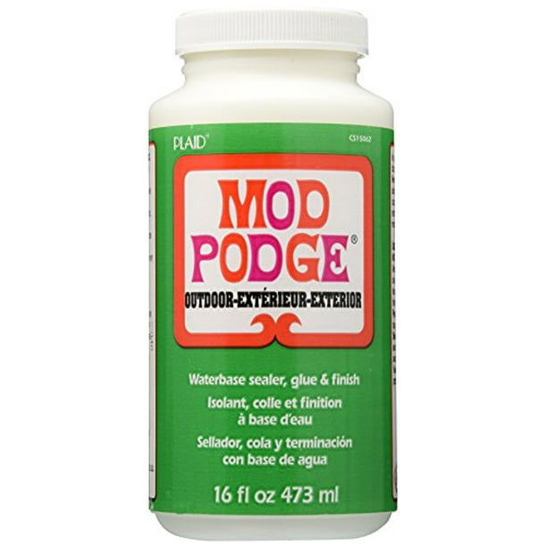 Mod Podge Waterbase Sealer Glue and Finish for use Outdoors 16oz