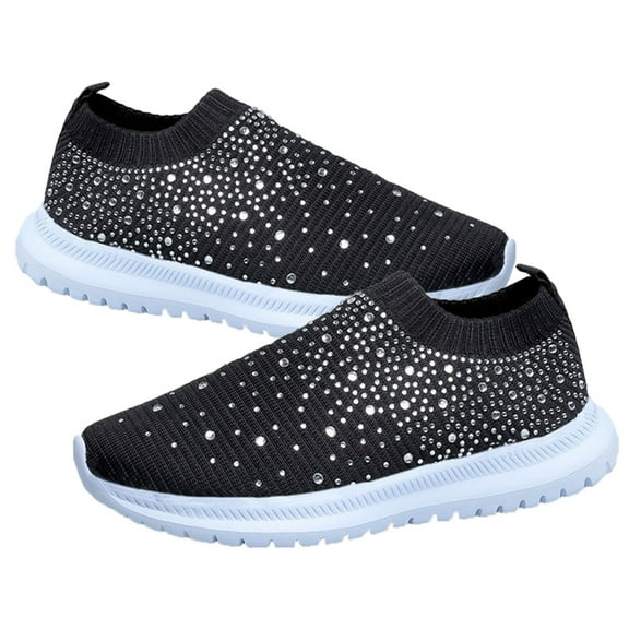 UPOUART 1 Pair Women's Black Casual Shoes Breathable Footwear for Every Season