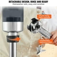thumbnail image 3 of KFFKFF Professional Stick Blender, 750W, 16-Inch, Durable Handheld Mixer, Adjustable Speed, Stainless Steel Blade, Versatile for Soups, Smoothies, Purees, and Infant Meals, 3 of 9