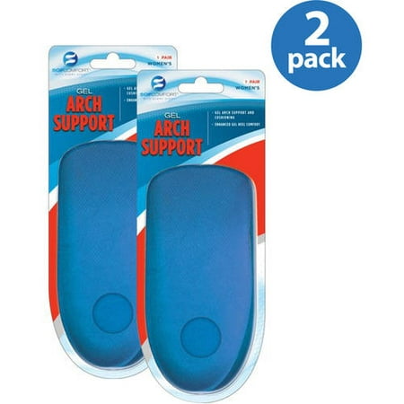 (2 Pack) Sof Comfort Women's Gel Arches, 1-Pair