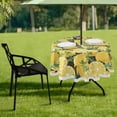 thumbnail image 7 of Coolnut 60" Lemon Outdoor Tablecloth with Umbrella Hole and Zipper, Waterproof Round Tablecloth for Party,Patio,Picnic,Holiday Dinner,Summer, 7 of 7