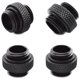 thumbnail image 1 of 4-Pack G1/4 inch 5mm Male to Male Connector with Sealed O-Ring for PC Water Cooling Systems Extender Fitting, 1 of 5