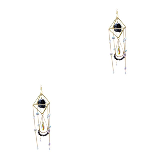 Advancent Crystal Suncatcher Colgante Rainbow Maker con marco de metal Decoración Wind Chime Adornos Ventana Interior Árbol de Navidad Type10 NO10