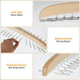 thumbnail image 4 of Camisole Hanger Wooden Tank Top Organizer with 24 Metal Hooks 360 Degrees Rotation Strappy, 4 of 7