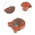 thumbnail image 2 of Mini Kalimba de 8 teclas de madera/Metal dedo pulgar Piano pequeño instrumento Musical, 2 of 7
