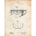 thumbnail image 2 of Borders, Cole 25x32 Gold Ornate Wood Framed with Double Matting Museum Art Print Titled - PP57-Vintage Parchment Haviland Demitasse Tea Cup Patent Poster, 2 of 4