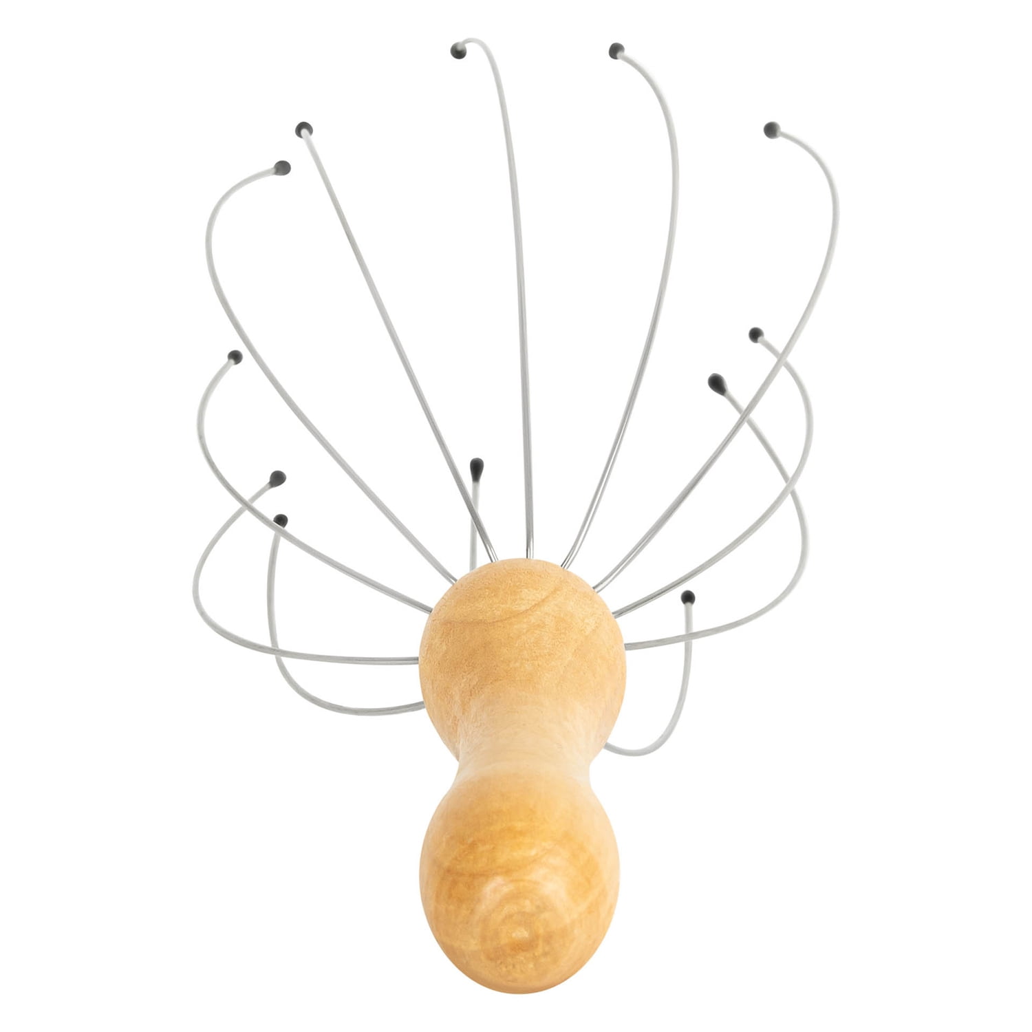Brookstone Handheld Scalp Massager, Brown, WL1175-CMA