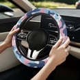 thumbnail image 3 of Uorisanigo Camo Steering Wheel Cover for Women Unique 15 Inch Wheel Cover for Car Breathable Car Steering Wheel Protector for Winter Soft Auto Wheel Cover Thicken Car Accessories 2025, 3 of 8