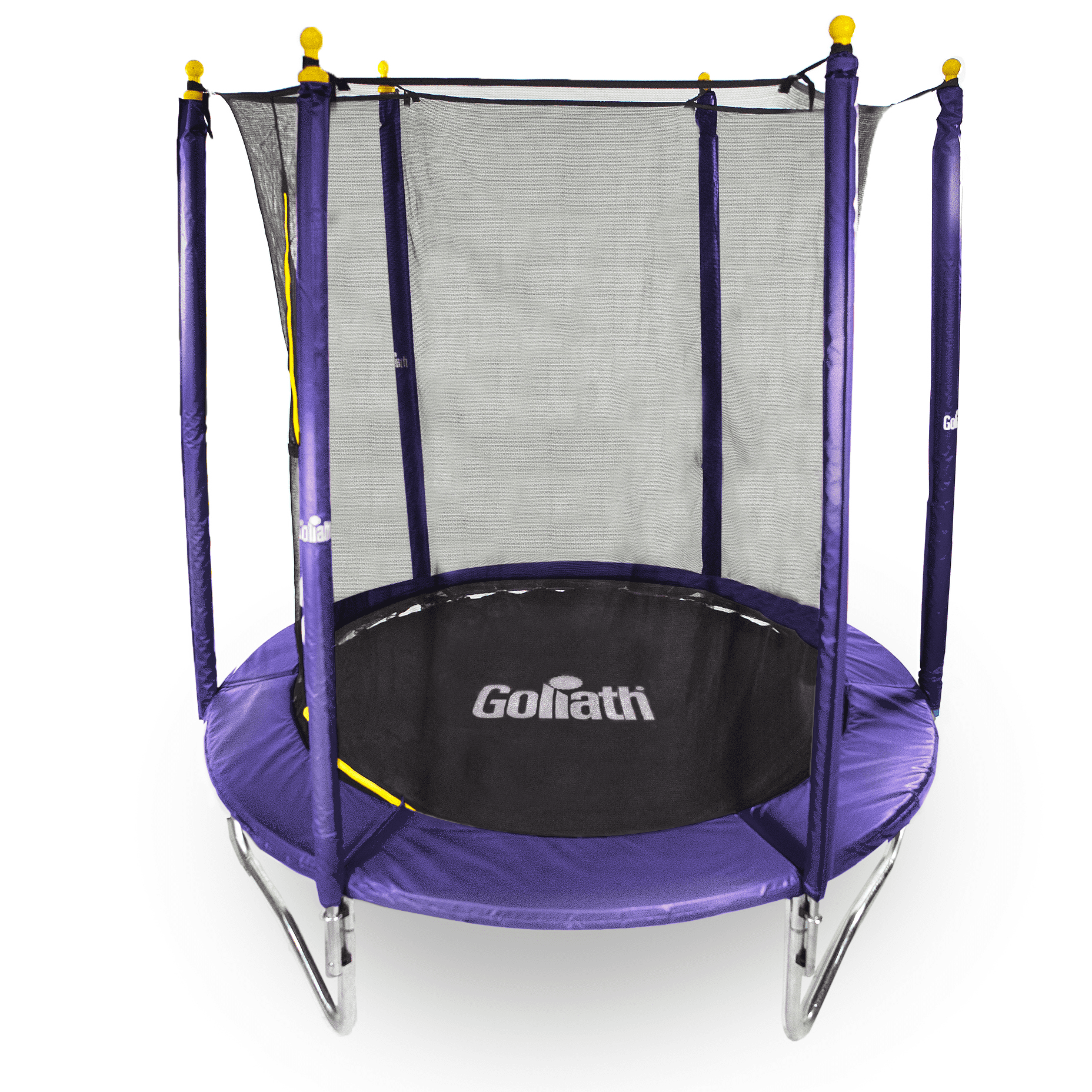 Goliath Atlas 6 Foot Trampoline With Enclosure Purple Walmart Com Walmart Com