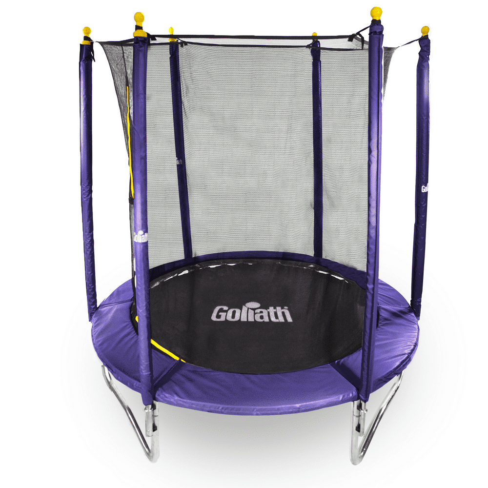 Goliath Atlas 6Foot Trampoline, with Enclosure, Purple