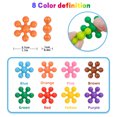 thumbnail image 2 of Lemical Kids 480 Pcs Building Toys Construction Plum Building Blocks Stem Toys Building Discs Sets DIY Interlocking Kits 3D Intelligence Educational Stacking creative Toys Boys Girls Birthday Gift, 2 of 7