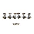 thumbnail image 1 of Vintage Open Gear String Tuners Tuning Pegs Key for Acoustic Classical Guitar Accessories Silver, 1 of 10