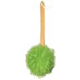 thumbnail image 1 of Cepillo exfoliante para espalda de baño de lufa luffa en un palo, mango largo de madera con radián ergonómico para hombres y mujeres, esponja de ducha para el cuerpo, paquete de 1, 1 of 5